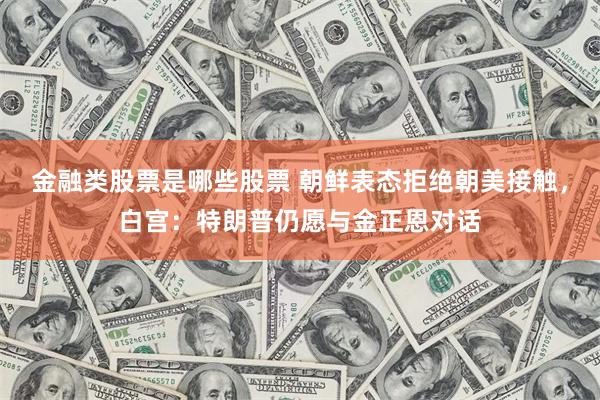 金融类股票是哪些股票 朝鲜表态拒绝朝美接触，白宫：特朗普仍愿与金正恩对话
