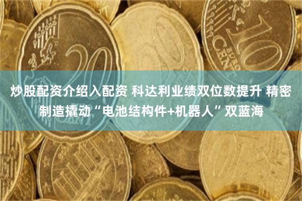 炒股配资介绍入配资 科达利业绩双位数提升 精密制造撬动“电池结构件+机器人”双蓝海